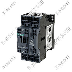 Контактор Siemens 3RT2024-2ВВ40, AC-3 5.5kW/400V, 1NO+1NC, 24VDC