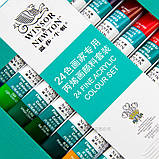 Професійний набір акрилових фарб Winsor & Newton (24 * 10 мл.), фото 6