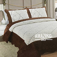 Стьобане покривало печворк із подушками. "EXPO TRADE"  220*240см.