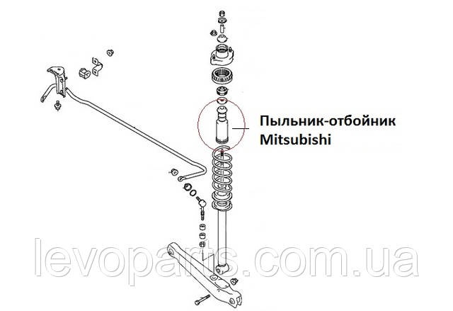 Пыльник-отбойник Kayaba 910030 Mitsubishi