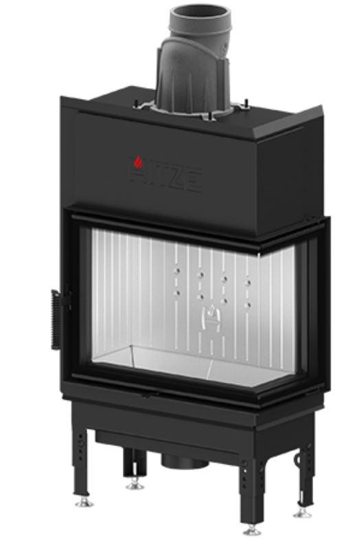 Камінна топка HITZE HST59x43.R Праве скло (7.6 kW)