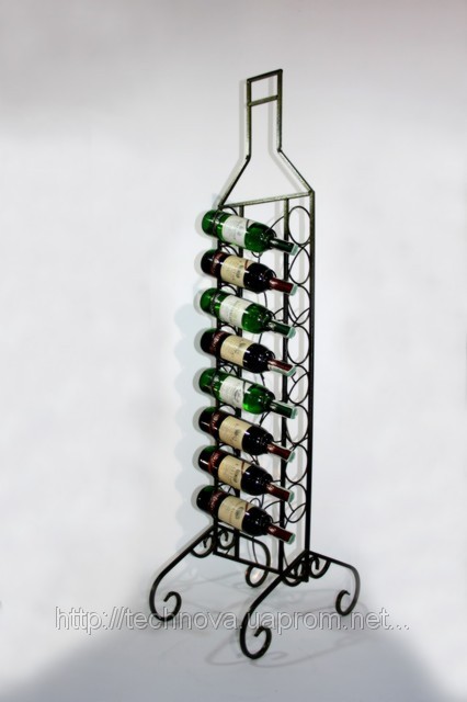 Підставка для пляшок МБ14 (міні бар кований на 16 пляшок)