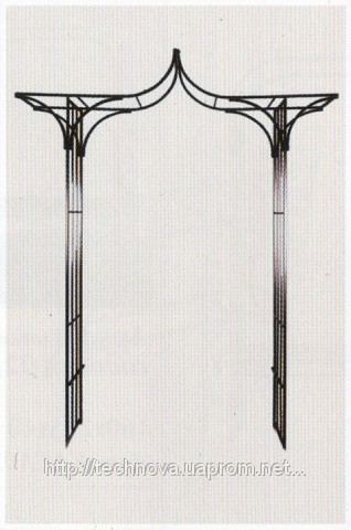 Арка садова для квітів і рослин АС 03-3