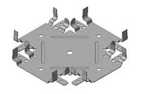 З'єднувач однорівневий хрестовий (Краб)