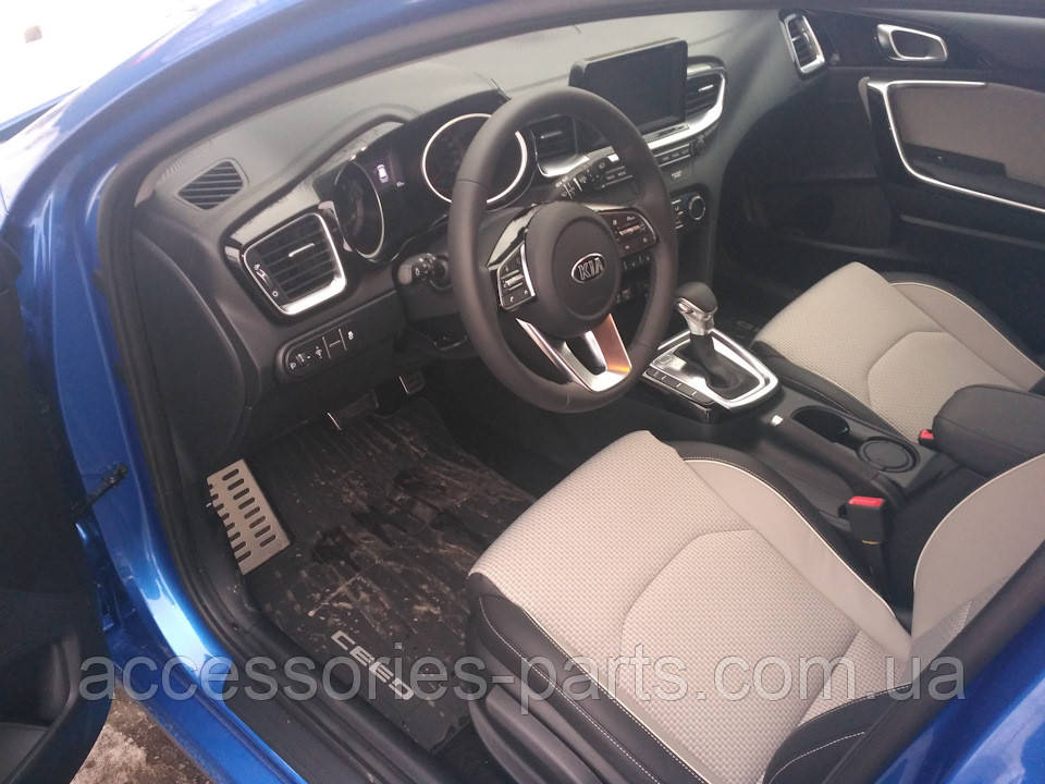 Гумові килимки в салон Kia Ceed 2018/ 2019 Нові Оригінальні, фото 1