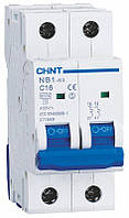 Авт. вимикач NB1-63 2P C1 6kA DB