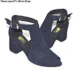 Босоніжки на широкому підборі, фото 3