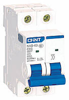 Авт. вимикач NXB-63 2P B63 6kA