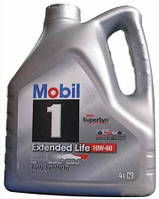 Моторное синтетическое масло MOBIL 1 Extended Life 10W60 4L (ACEA A3/B3/B4, VW 501.01/505.00, MB 229.1)