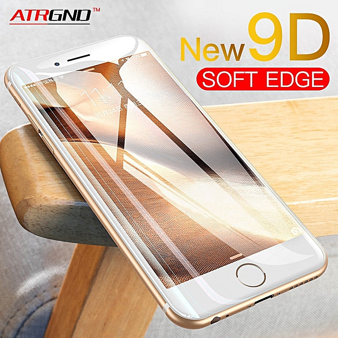 Захисне скло 9D для Iphone 6 6S біле Premium якість