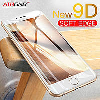 Защитное стекло 9D для Iphone 7 белое Premium качество