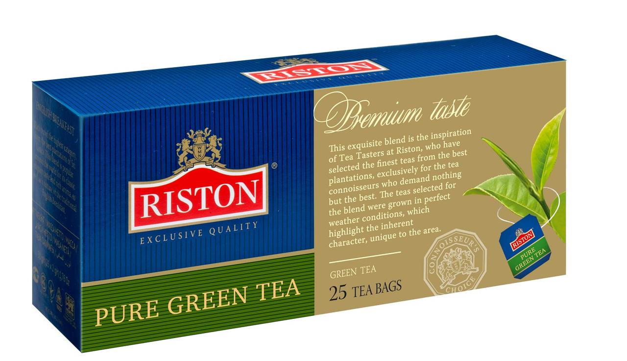 Чай зелений Ристон Грін Ті 25 х 2 г, фото 1