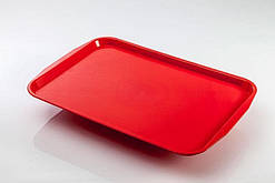 Таця GastroPlast прямокутний червоний 41х31 см пластик (GT-003141R)