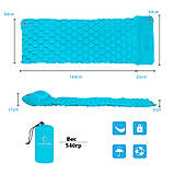 ✅ Hitorhike надувний килимок матрац туристичний із подушкою в намет, фото 2