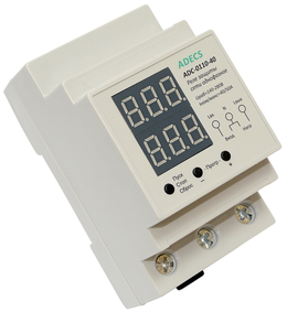 Реле защиты сети ADECS ADC-0111-40 однофазное по напряжению и по току 40 А для защиты электросети всего дома - фото 3 - id-p114647635