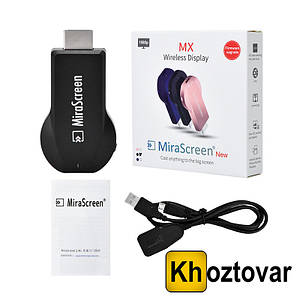 Бездротовий адаптер HDMI MiraScreen MX ⁇ Бездротовий HDMI TV тюнер Miracast Wi-Fi