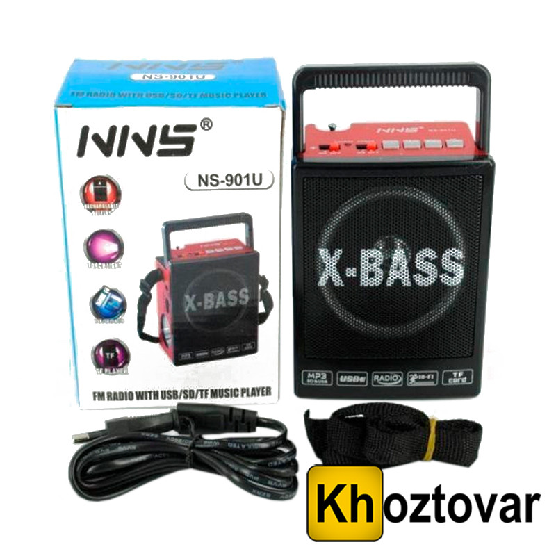 Портативна колонка радіоприймач NNS NS-901U, фото 1