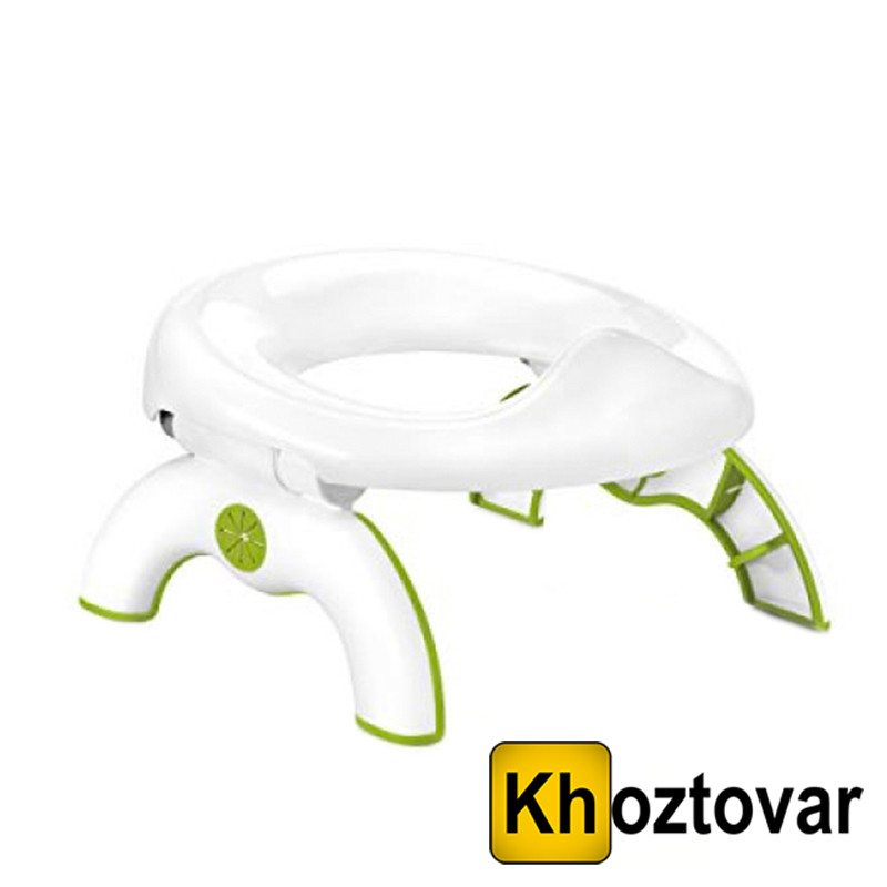 Дитячий дорожній горщик трансформер 2 в 1 Go Potty, фото 1