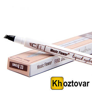 Олівець для брів з ефектом тату Music Flower