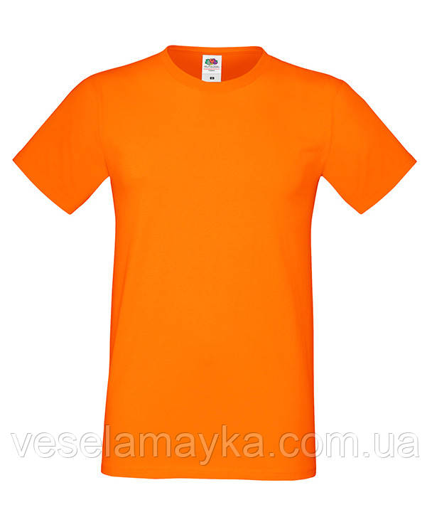 Жовтогаряча чоловіча футболка (Преміум)