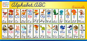 Стенд "ENGLISCH ALPHABET. Англійський алфавіт"