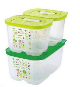 Розумний холодильник Tupperware-набір із 3 контейнерів! 2 шт. 1,8 л. високих + 1 шт.4,4 л. Супернабір!