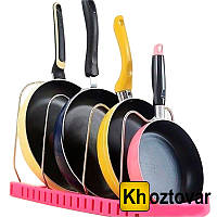 Стойка для сковородок Frying pan rack color