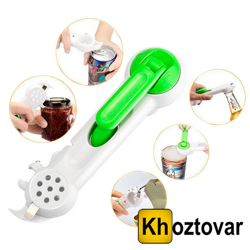 Універсальна відкривачка консервний ніж 7 в 1 Kitchen CanDo, фото 1