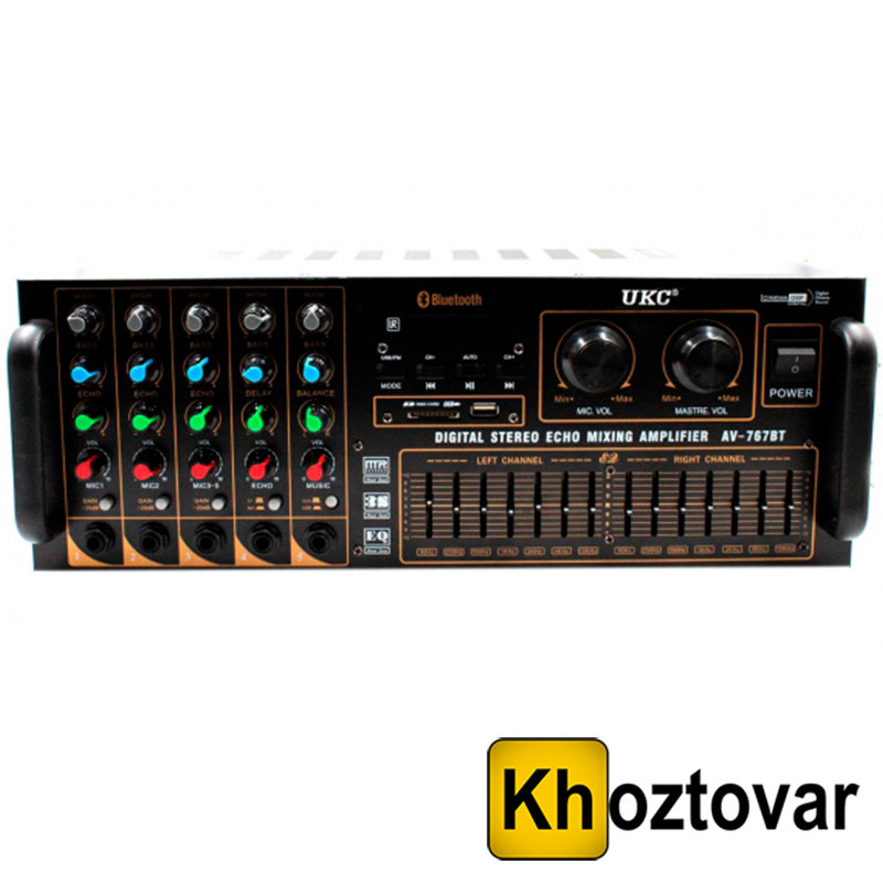 Підсилювач звуку AMP 767 BT UKC, фото 1