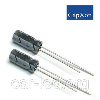 0,47mkf - 50v KM 5*11 Capxon, 105°C конденсатор електролітичний