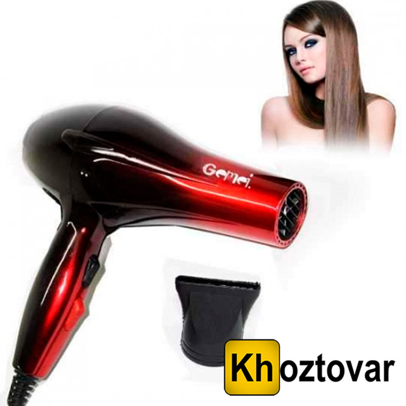 Фен для волосся Gemei Professional Hair Dryer GM-1719, фото 1