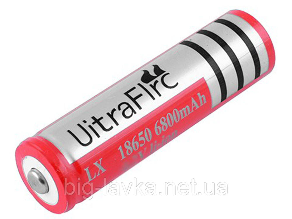 Акумулятор UltraFire 3,7v 18650 6800mAh, фото 1