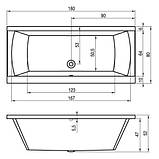 Ванна Riho Julia 180x80, фото 2