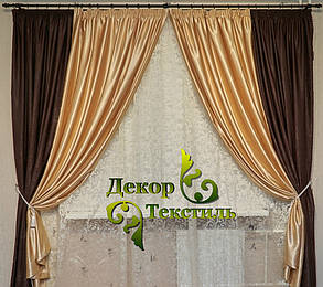 Готовий комплект Штор "Генрі" (Софт+Шанзализе), фото 4