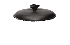 Кришка чавунна, емальована. Діаметр 240 мм