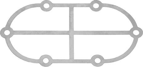 Прокладка клапана (металева) компресора, фото 1