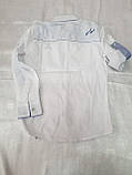 Сорочка біла для хлопчиків зріст 128 шкільна, фото 2