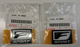 Lexus GS 2013-2020 F-Sport емблеми значки на крила лівий правий значок на крило нові оригінал пари