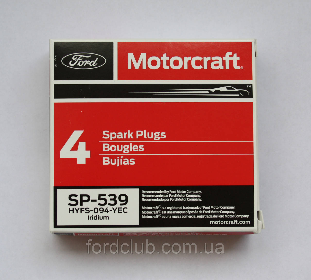 Свічки Ford Fusion USA 1.5; Motorcraft SP-539