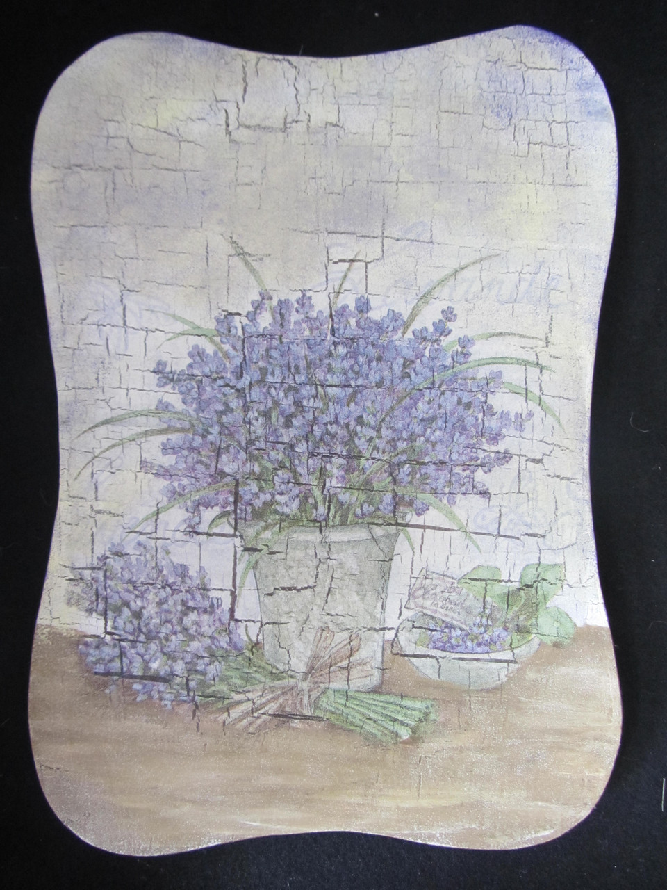Картина дерев'яна в стилі "прованс" (декупаж, hand made), 26х19х1,5см, 100\90 (ціна за 1 шт.+10 грн