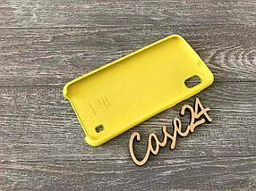 Чохол Soft touch для Samsung Galaxy A10 жовтий, фото 3