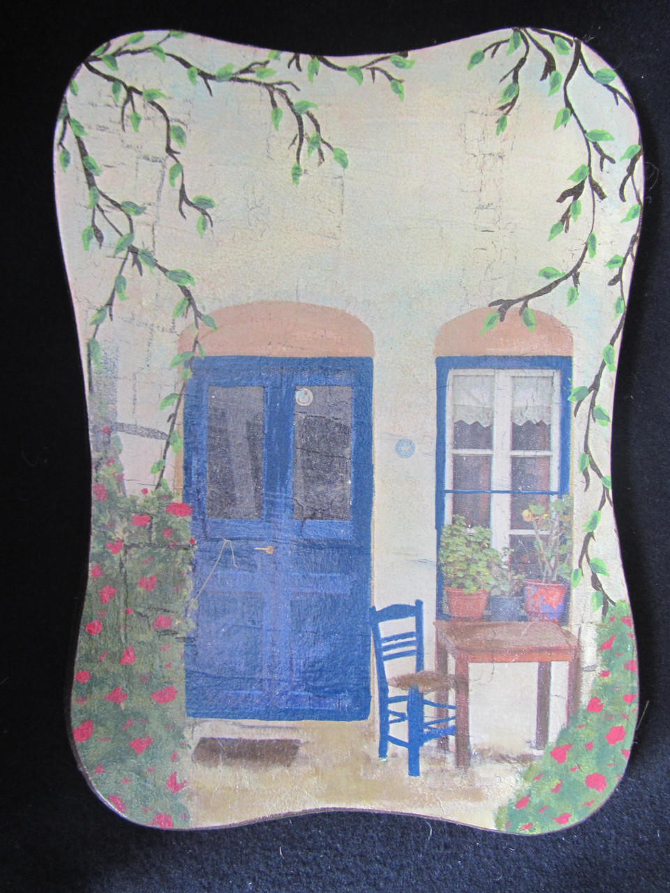Картина дерев'яна в стилі "прованс" (декупаж, hand made), 26х19х1,5см, 100\90 (ціна за 1 шт.+10 грн