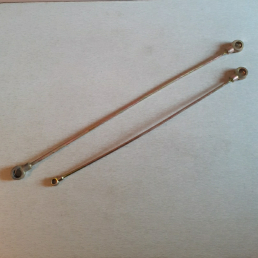 Масляні патрубки металеві, к-т: 2 шт. - дизельного двигуна 195N, фото 1