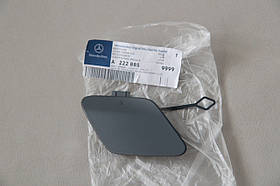 Mercedes S W222 W 222 AMG S63 2013-2017 заглушка кришка на крюк буксирна в передній бампер нова оригінал