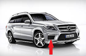 AMG решітка в передній бампер права Mercedes GL X166 X 166 2013-2016 Нова Оригінал