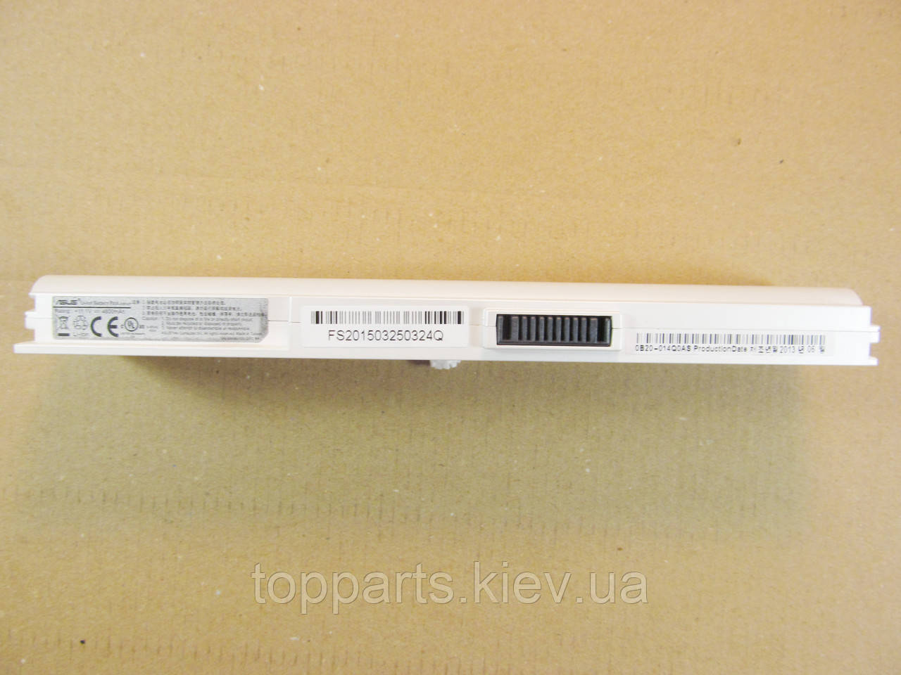 Батарея для ноутбука Asus A32-U1, 4800mAh, 6cell, 11.1V, Li-Ion, біла, ОРИГІНАЛЬНА