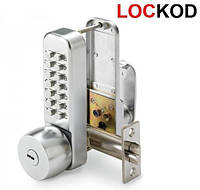 Кодовый замок механический с ключом врезной в двери L140 (BS 60mm) Lockod