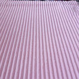Плюш мінки stripes ніжно-рожевий у смужку, ширина 83 см, (350 г/м), фото 3