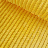 Плюш мінки stripes жовтий у смужку, ширина 83 см, (350 г/м)