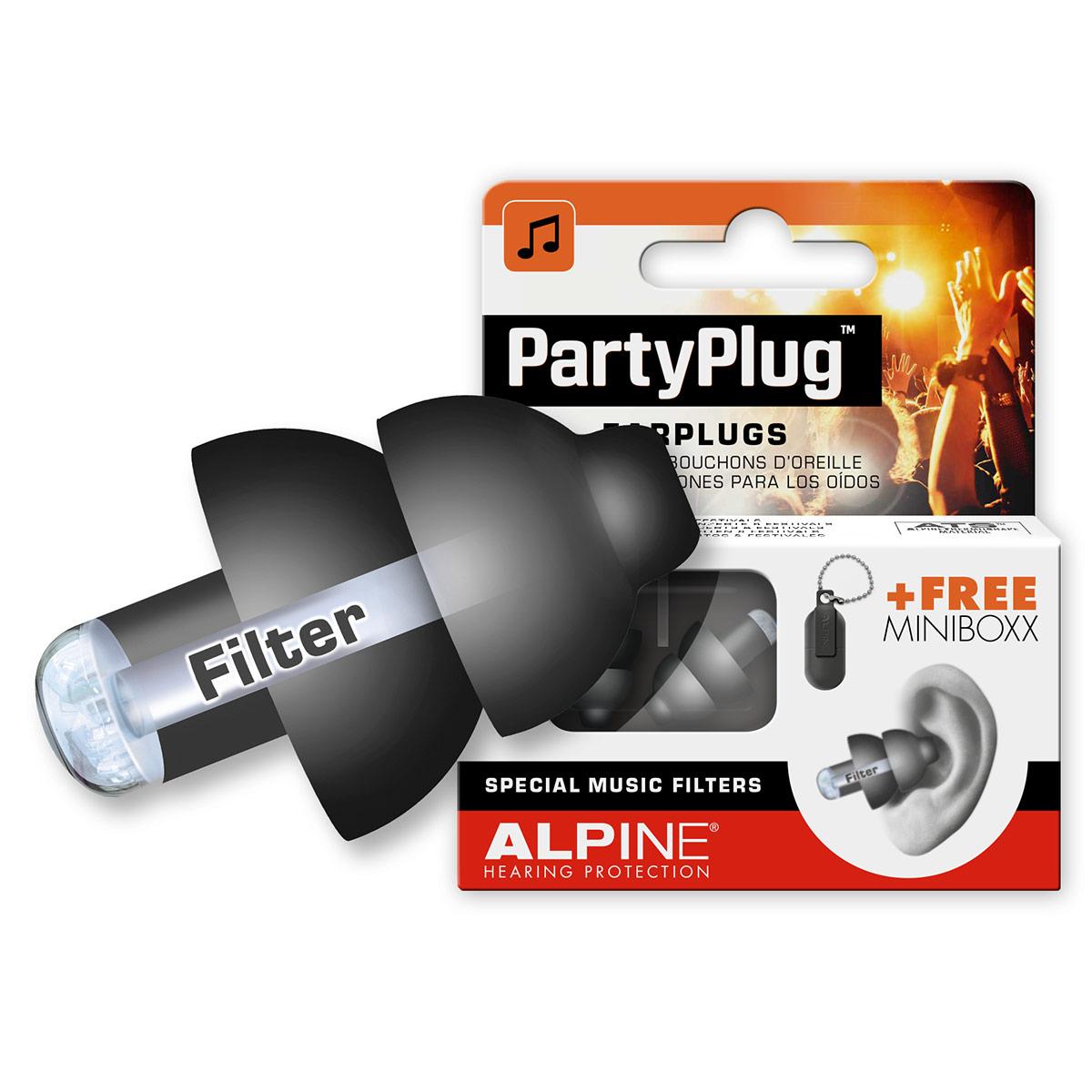 Alpine PartyPlug Black. Бервуха для концертів і клубів + ПОДАРУНОК!